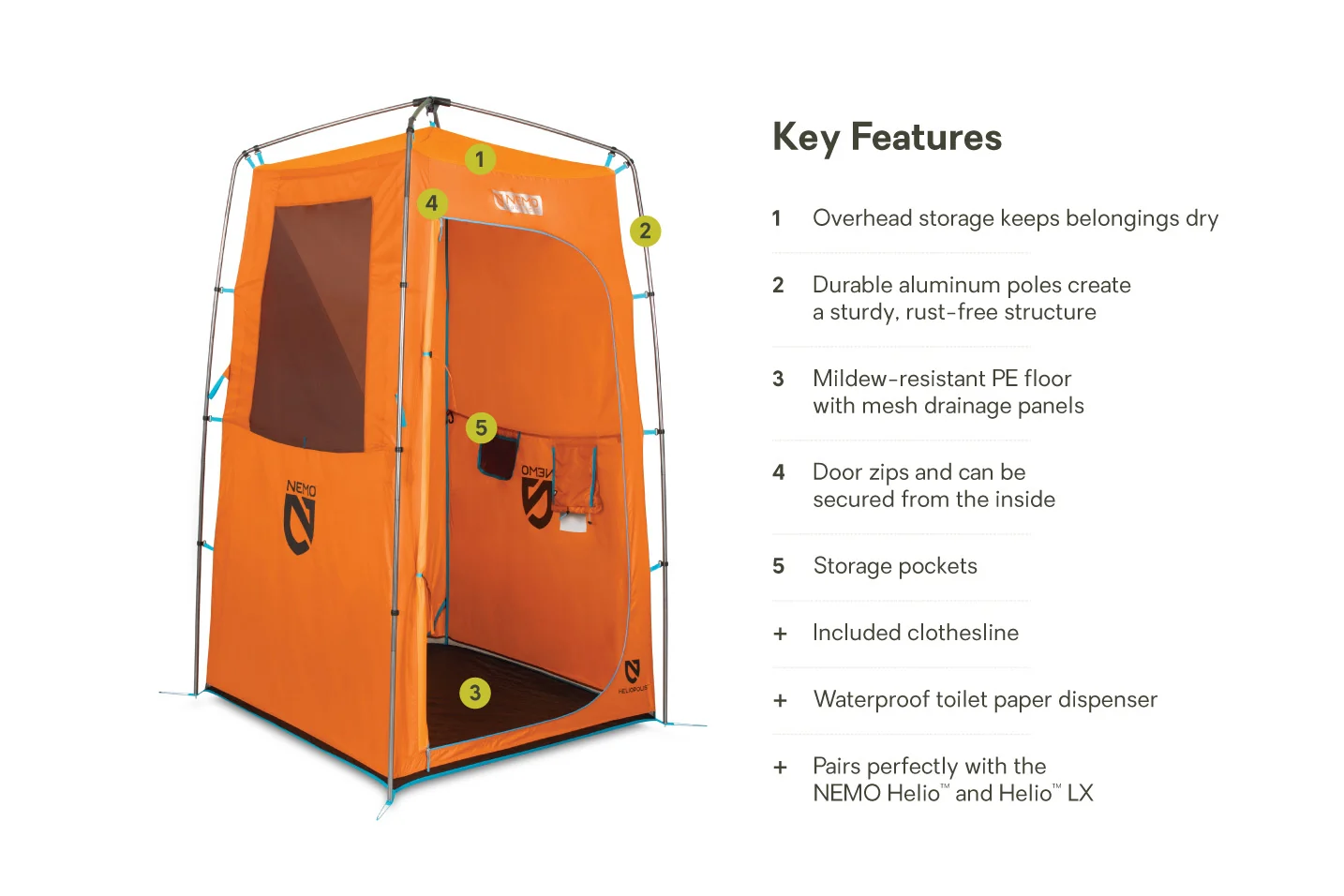Heliopolis™ Privacy Shelter & Shower Tent - Image 4